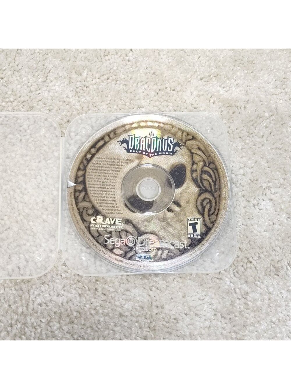 Sega Dreamcast Draconus Cult of the Wyrm Crave RPG T-40204N Standard Tested Work